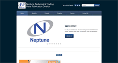 Desktop Screenshot of neptunesteel.com